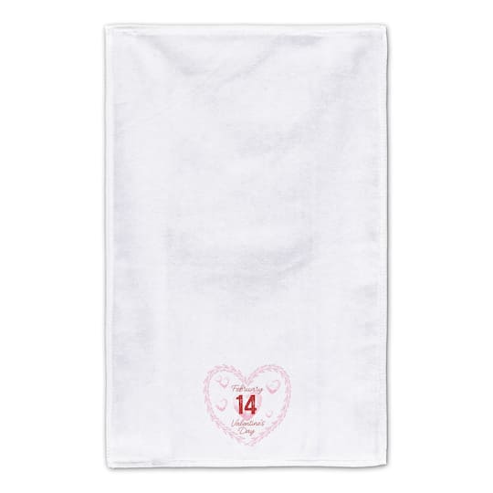 Valentine's Day Calendar Wreath Tea Towel Set
